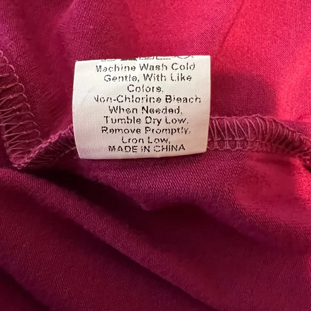 Pinziko NWOT Swimsuit Coverup Women’s Size 3XL Pink Fringe Hem - Picture 7 of 8